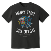 Muay Thai x Jiu Jitsu V2 -Heavyweight T-Shirt