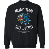 Muay Thai x Jiu Jitsu V2 - Crewneck Sweatshirt