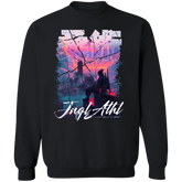 Synthwave Samurai - Crewneck Sweatshirt
