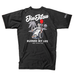 Jiu Jitsu Ruined My Life BJJ - Short Sleeve Rashguard Brazilian Jiu Jitsu