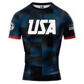 USA National Team V3 BJJ - Short Sleeve Rashguard Brazilian Jiu Jitsu