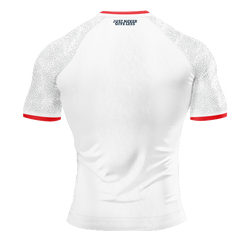 USA National Team V2 White BJJ - Short Sleeve Rashguard Brazilian Jiu Jitsu
