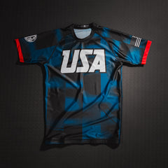 USA National Team V3 BJJ - Short Sleeve Rashguard Brazilian Jiu Jitsu