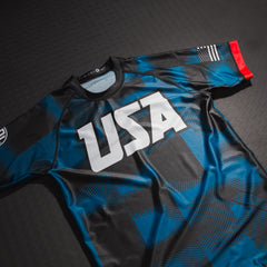 USA National Team V3 BJJ - Short Sleeve Rashguard Brazilian Jiu Jitsu