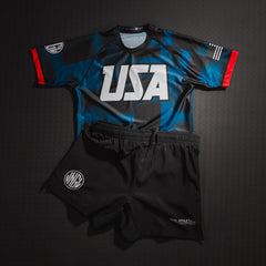 USA National Team V3 BJJ - Short Sleeve Rashguard Brazilian Jiu Jitsu