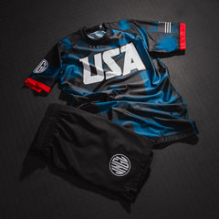 USA National Team V3 BJJ - Short Sleeve Rashguard Brazilian Jiu Jitsu