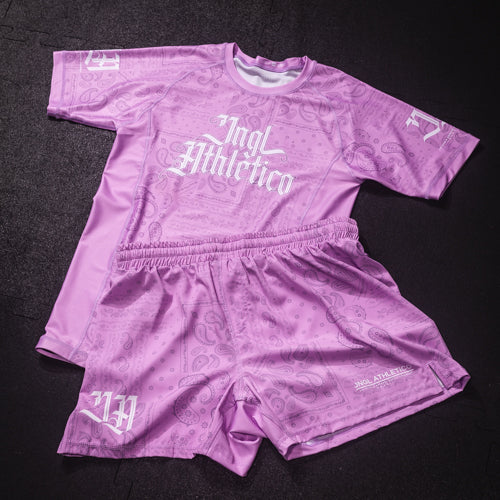 Bandana Pink BJJ - Short Sleeve Rashguard Brazilian Jiu Jitsu