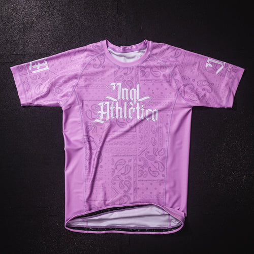 Bandana Pink BJJ - Short Sleeve Rashguard Brazilian Jiu Jitsu