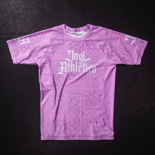 Bandana Pink BJJ - Short Sleeve Rashguard Brazilian Jiu Jitsu