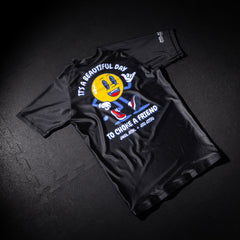 Beautiful Day BJJ - Short Sleeve Rashguard Brazilian Jiu Jitsu