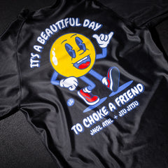 Beautiful Day BJJ - Short Sleeve Rashguard Brazilian Jiu Jitsu