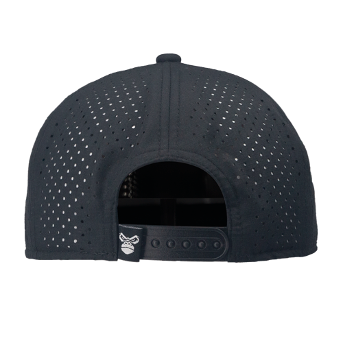 Monarch Black Flat Bill Performance Hat