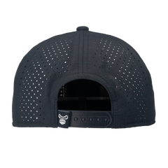 Monarch Black Flat Bill Performance Hat