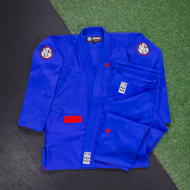 Raider Blue GI - BJJ GI - Brazilian Jiu Jitsu Kimono