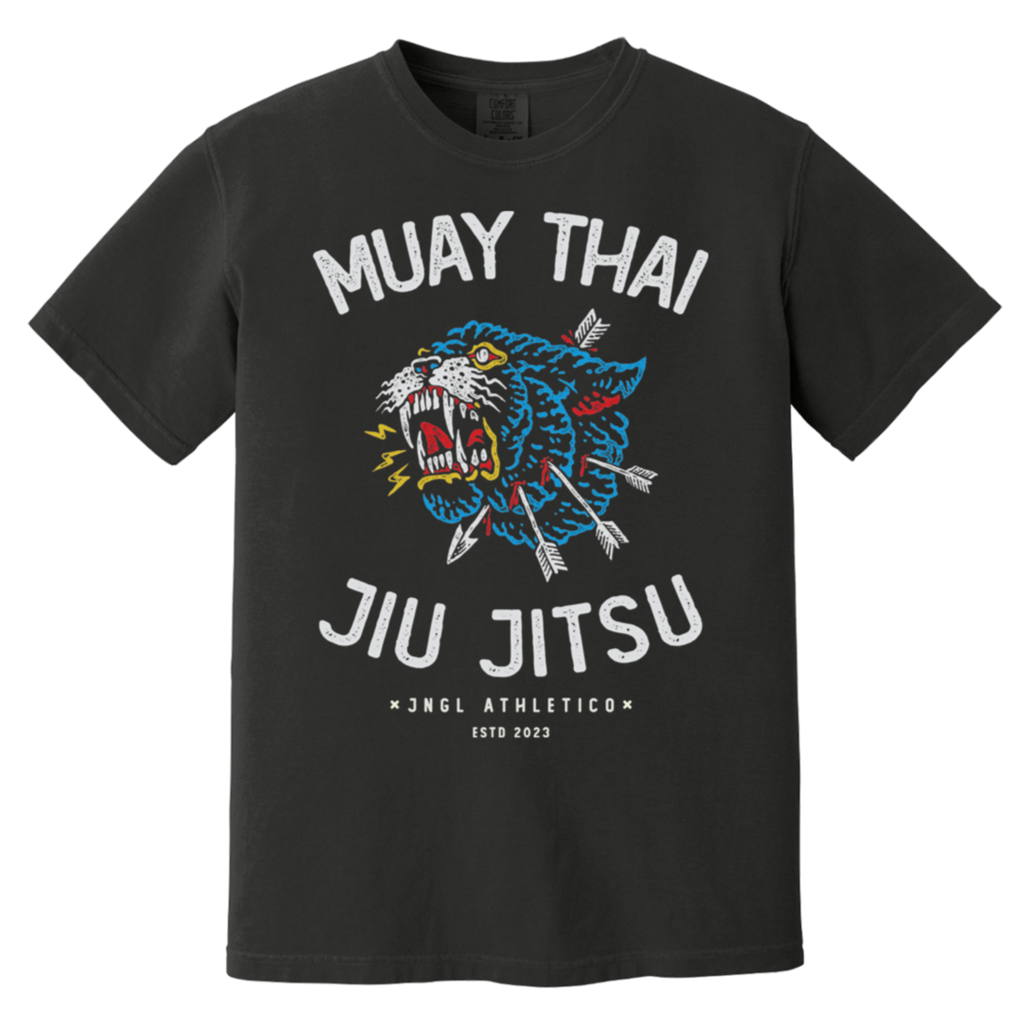 Muay Thai x Jiu Jitsu V2 -Heavyweight T-Shirt