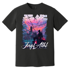 Synthwave Samurai - Heavyweight T-Shirt