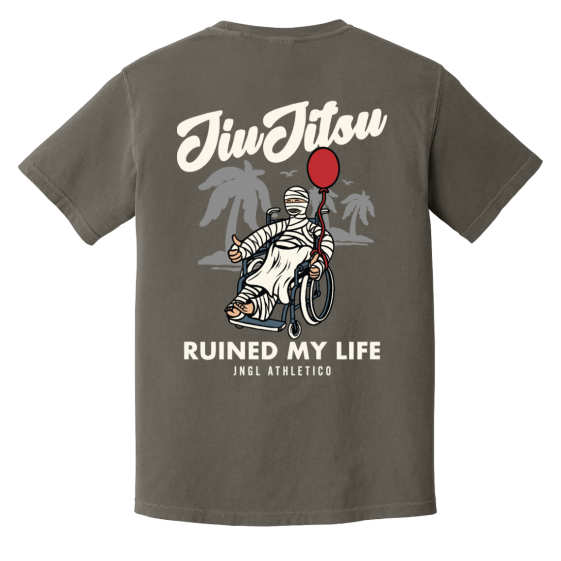 Jiu Jitsu Ruined My Life - Heavyweight T-Shirt