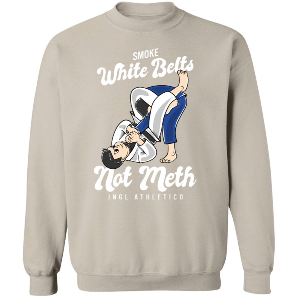 Smoke White Belts Crewneck Sweatshirt