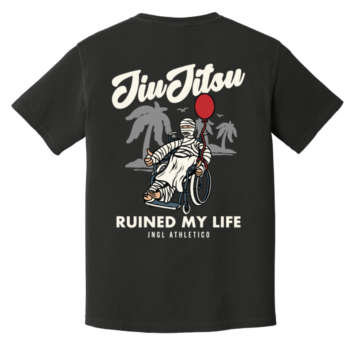 Jiu Jitsu Ruined My Life - Heavyweight T-Shirt