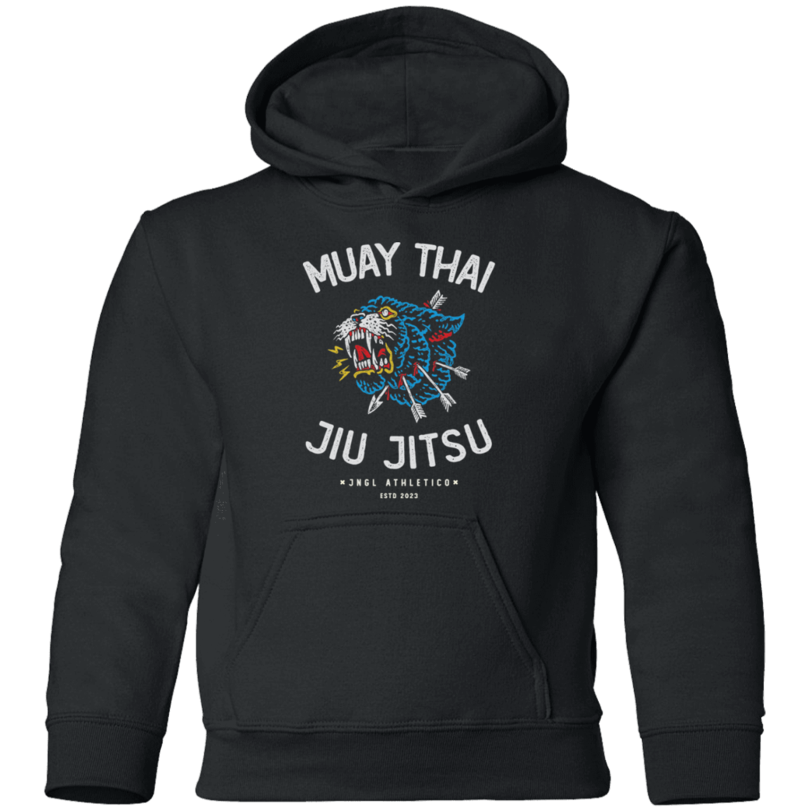 Muay Thai X Jiu Jitsu V2 - Youth Hoodie