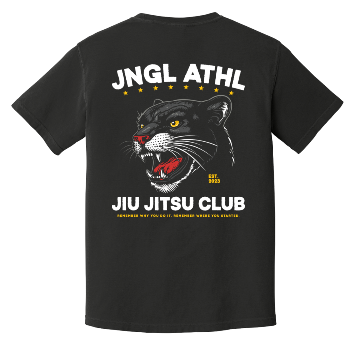 Panther Jiu Jitsu Club - Heavyweight T-Shirt