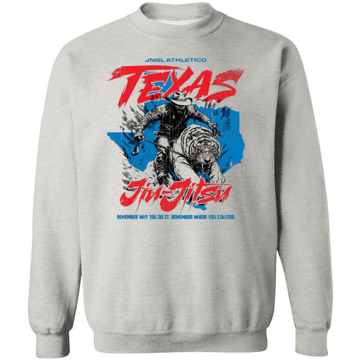 Texas Jiu-Jitsu - Crewneck Sweatshirt