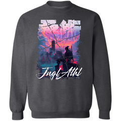 Synthwave Samurai - Crewneck Sweatshirt