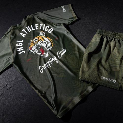 Grappling Club Olive 5" BJJ - Grappling Shorts - Brazilian Jiu Jitsu