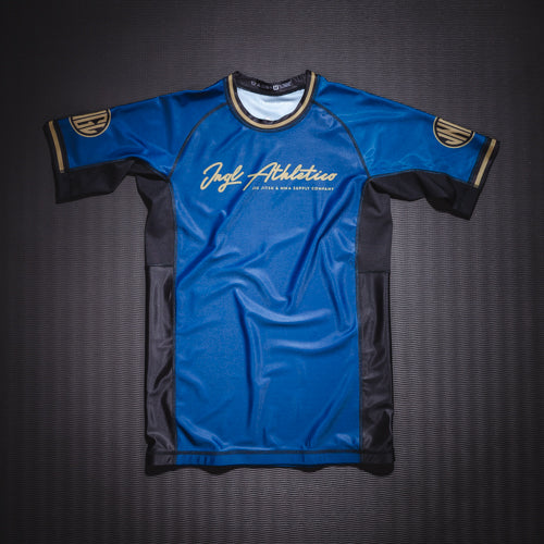 Midas Blue - Short Sleeve Rashguard Brazilian Jiu Jitsu