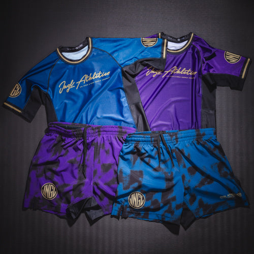 Midas Blue - Short Sleeve Rashguard Brazilian Jiu Jitsu