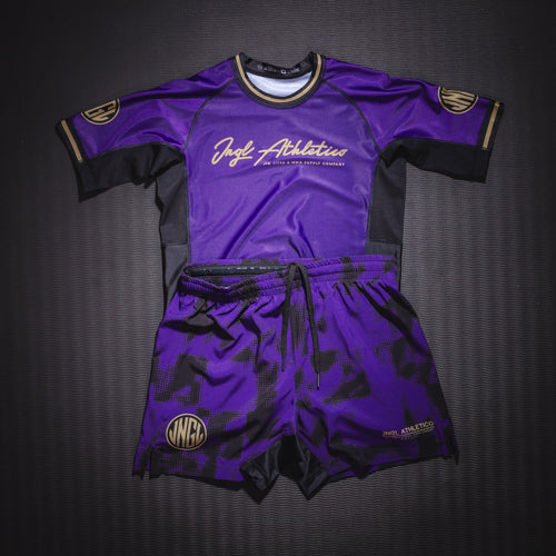 Midas Purple - Short Sleeve Rashguard Brazilian Jiu Jitsu