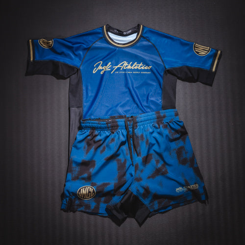 Midas Blue - Short Sleeve Rashguard Brazilian Jiu Jitsu