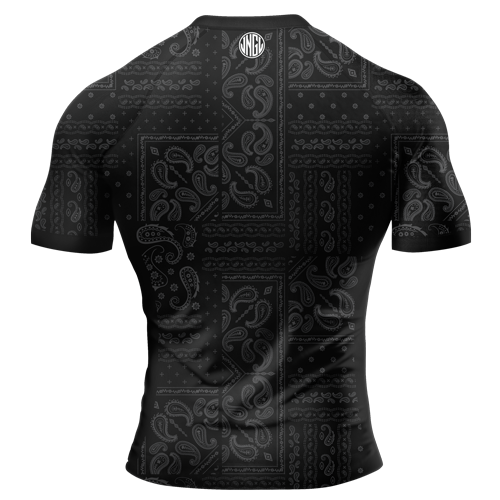 Bandana Black BJJ - Short Sleeve Rashguard Brazilian Jiu Jitsu