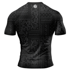 Bandana Black BJJ - Short Sleeve Rashguard Brazilian Jiu Jitsu