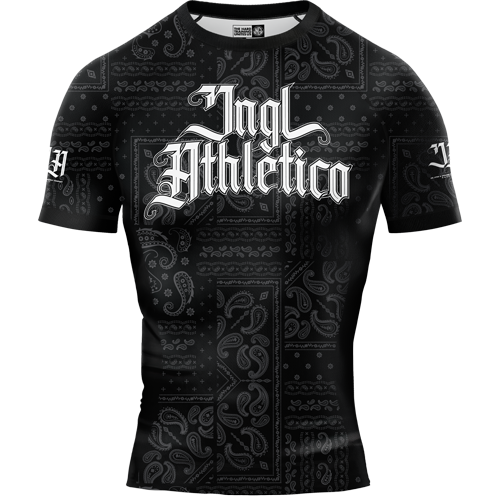 Bandana Black BJJ - Short Sleeve Rashguard Brazilian Jiu Jitsu