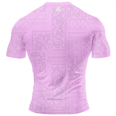 Bandana Pink BJJ - Short Sleeve Rashguard Brazilian Jiu Jitsu