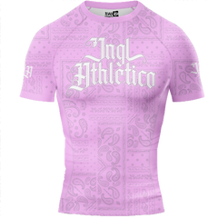 Bandana Pink BJJ - Short Sleeve Rashguard Brazilian Jiu Jitsu