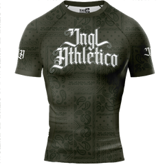 Bandana Olive BJJ - Short Sleeve Rashguard Brazilian Jiu Jitsu