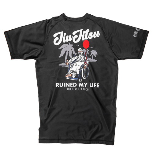 Jiu Jitsu Ruined My Life BJJ - Short Sleeve Rashguard Brazilian Jiu Jitsu