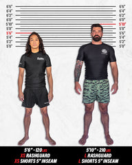 Grappling Club Olive 5" BJJ - Grappling Shorts - Brazilian Jiu Jitsu