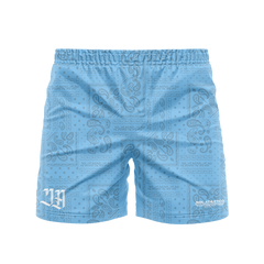 Bandana Blue 5" BJJ - Grappling Shorts - Brazilian Jiu Jitsu