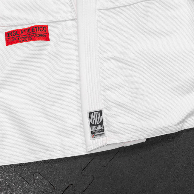 Raider White GI - BJJ GI - Brazilian Jiu Jitsu Kimono