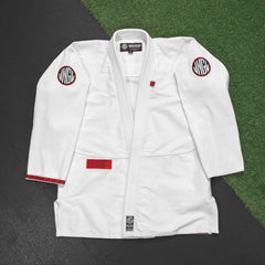 Raider White GI - BJJ GI - Brazilian Jiu Jitsu Kimono