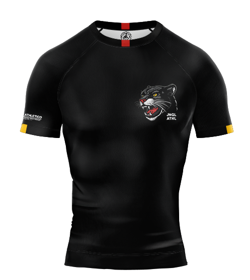 Big Cat Panther BJJ - Short Sleeve Rashguard Brazilian Jiu Jitsu