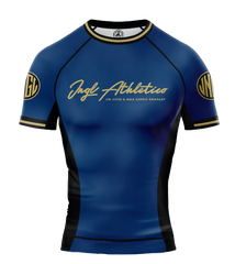 Midas Blue - Short Sleeve Rashguard Brazilian Jiu Jitsu