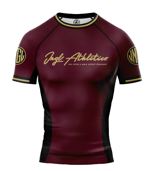 Midas Maroon - Short Sleeve Rashguard Brazilian Jiu Jitsu