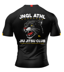 Big Cat Panther BJJ - Short Sleeve Rashguard Brazilian Jiu Jitsu