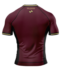 Midas Maroon - Short Sleeve Rashguard Brazilian Jiu Jitsu